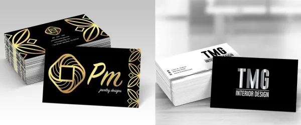 Metallic Foil Worx Business Cards