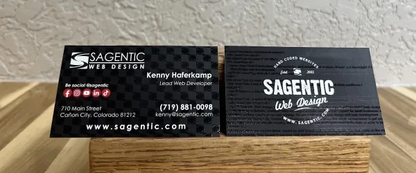 Spot UV Business Cards